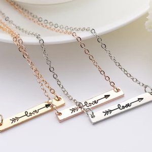 GOLD OR SILVER LOVE ARROW NECKLACE